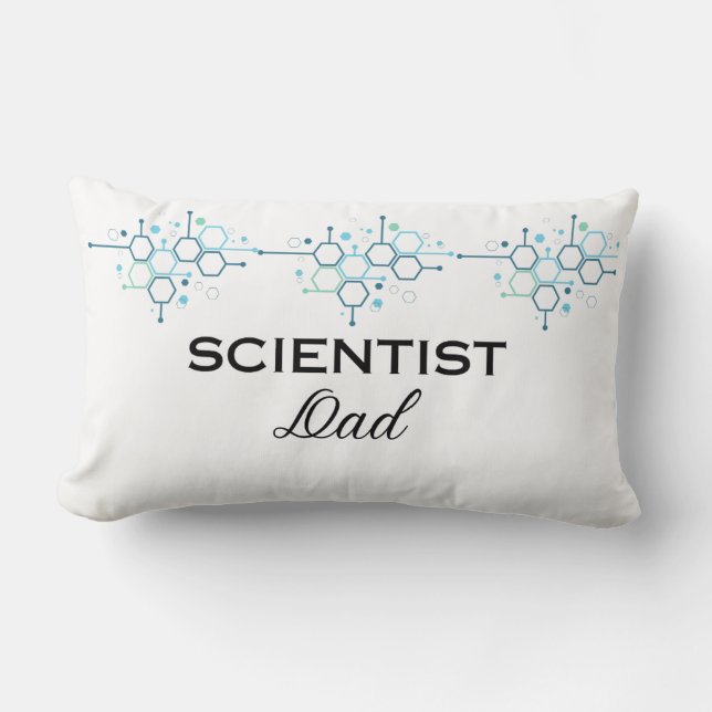 Scientist dad lumbar cushion (Front)