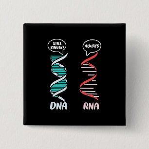 Scientist Gift   Biology Teacher Rna 15 Cm Square Badge