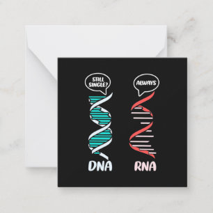 Scientist Gift Biology Teacher Rna Card