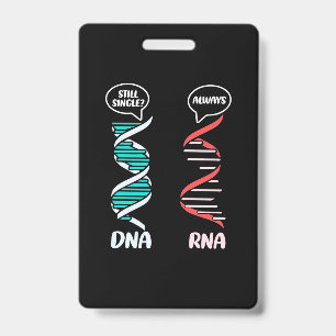Scientist Gift Biology Teacher Rna ID Badge
