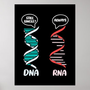 Scientist Gift   Biology Teacher Rna Poster