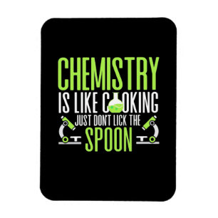 Scientist Gift Chemistry Is Like Cooking Magnet