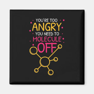 Scientist Gift Chemistry You Are Too Angry Magnet