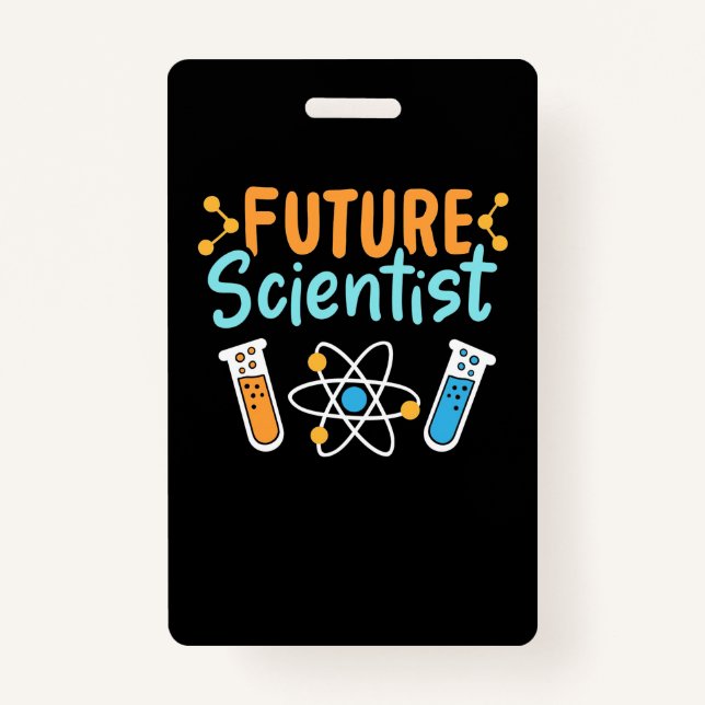 Scientist Gift | Future Scientist ID Badge (Front)