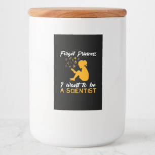 Scientist Gift I Am Future Scientist Food Label