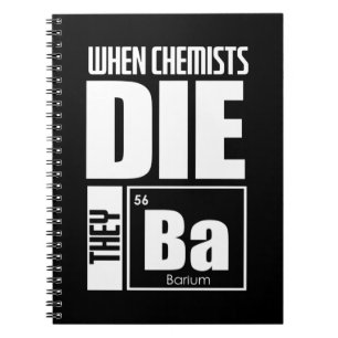 Scientist Gift   Lovely Chemistry Notebook