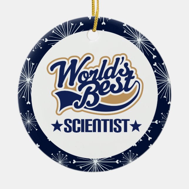 Scientist Gift Ornament (Front)