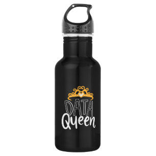 Scientist Gift Proud Data Queen 532 Ml Water Bottle