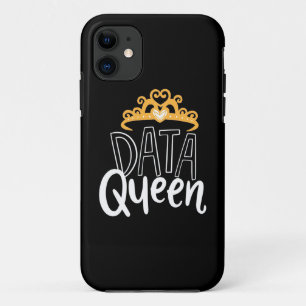 Scientist Gift Proud Data Queen iPhone 11 Case