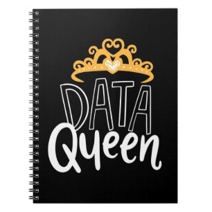 Scientist Gift Proud Data Queen Notebook