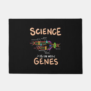 Scientist Gift Science Is In My Genes Doormat