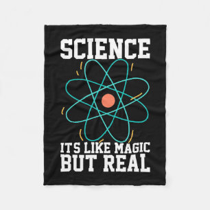 Scientist Gift   Science It Is Like Magic Fleece Blanket