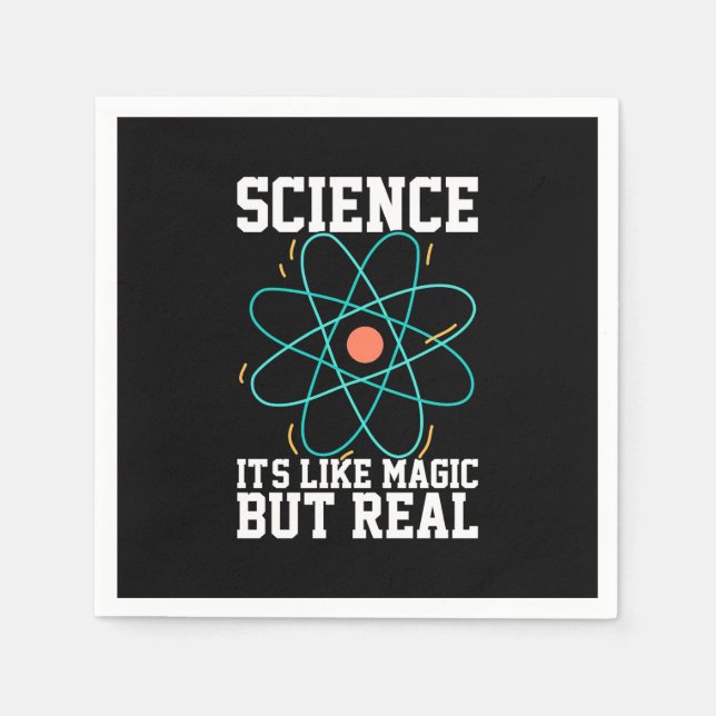 Scientist Gift | Science It Is Like Magic Napkin (Front)