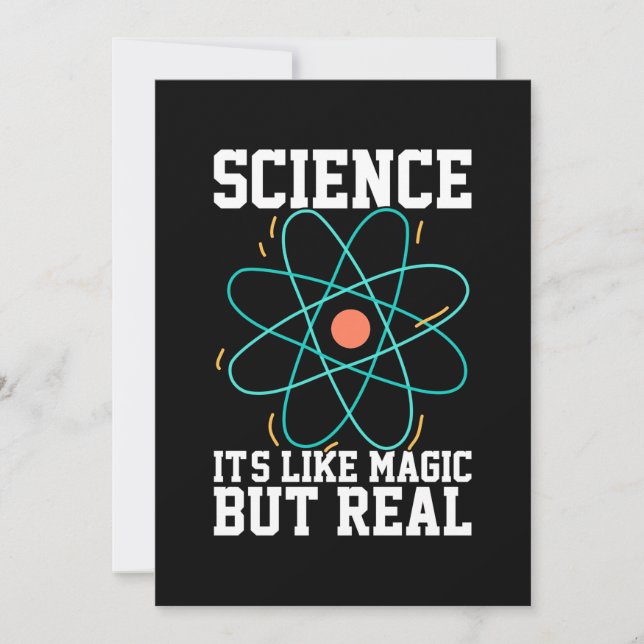 Scientist Gift | Science It Is Like Magic Save The Date (Front)