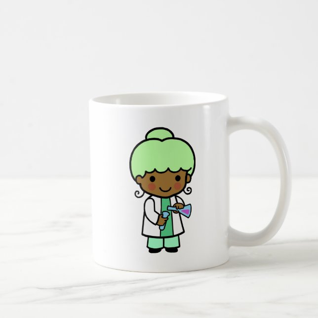 Scientist Girl Coffee Mug (Right)