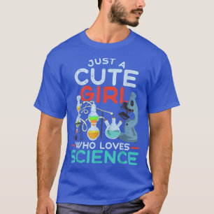 Scientist Girls Women Chemistry Laboratory Chemist T-Shirt