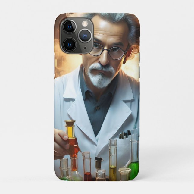 Scientist In A Laboratory Mixing Potions, Case-Mate iPhone Case (Back)