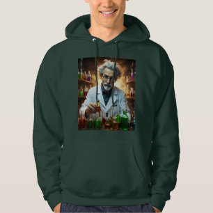 Scientist In A Laboratory Mixing Potions, Hoodie