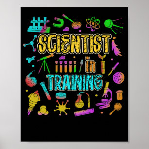 Scientist In Training Science Kids Poster