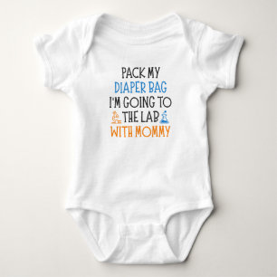 Scientist Mum Funny Science Baby Saying Bodysuit