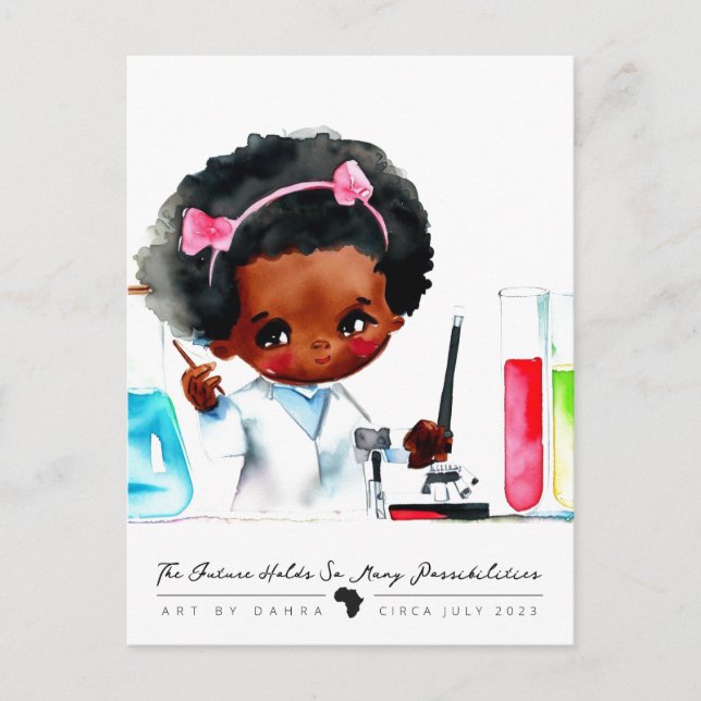 Scientist Postcard (Front)