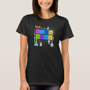 Scientist Science Chemistry Fan Elements Teacher F T-Shirt