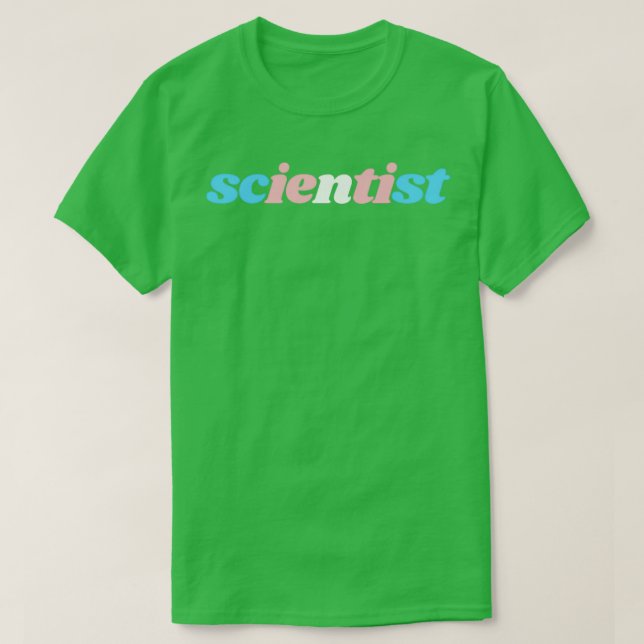 scientist trans no border 1 T-Shirt (Design Front)