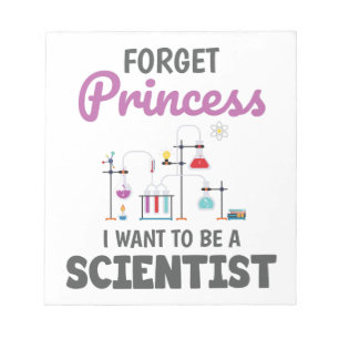 scientist-white notepad