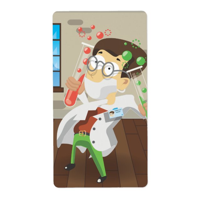 Scientist With Test tubes (Front)