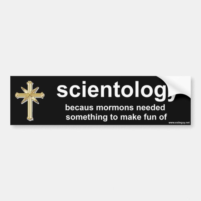 scientology bumper sticker (Front)