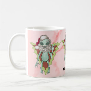 Scifi Alien Santa Coffee Mug