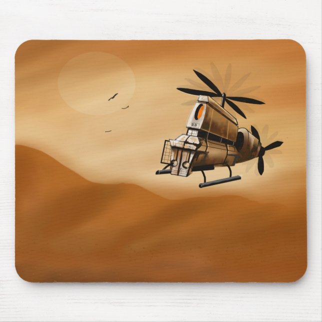 Scifi Drone Mousepad (Front)