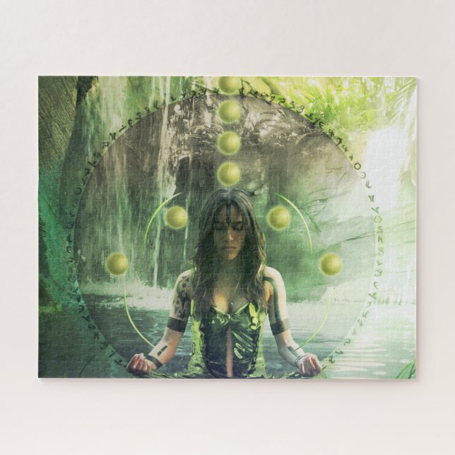 Scifi Fantasy Spiritual Woman Jigsaw Puzzle (Horizontal)
