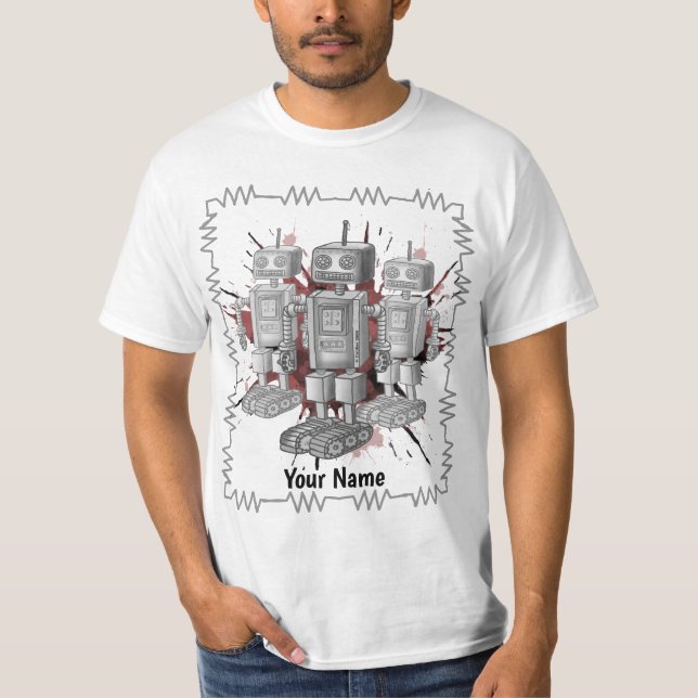 Scifi robot brigade  T-Shirt (Front)