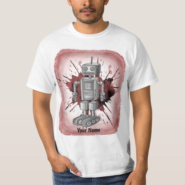 Scifi robot seven T-Shirt (Front)