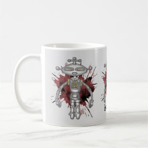 Scifi robot six coffee mug