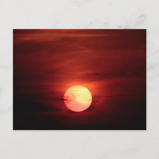 Scifi Sunset Postcard