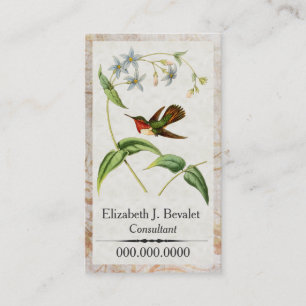 Scintillant Hummingbird Personal Business Cards