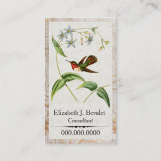 Scintillant Hummingbird Personal Business Cards