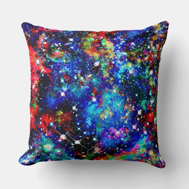 Scintillation Star Field Pillow (Front)