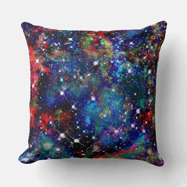 Scintillation Star Field Pillow (Front)