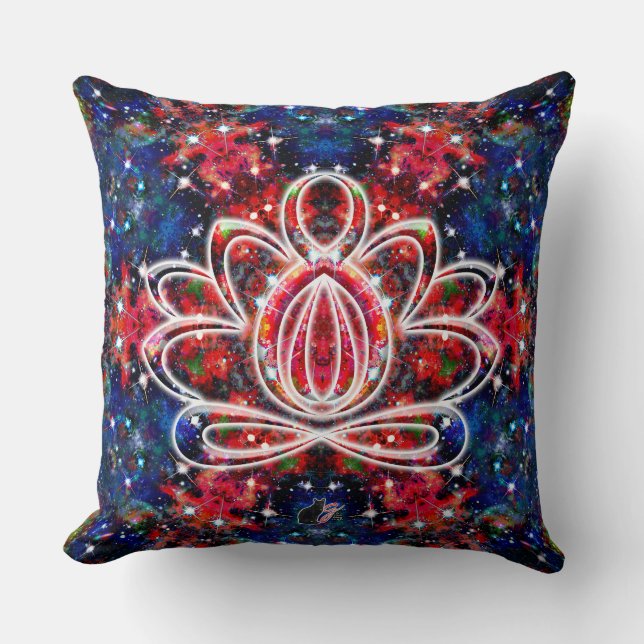 Scintillation Zen Lotus Cushion (Front)