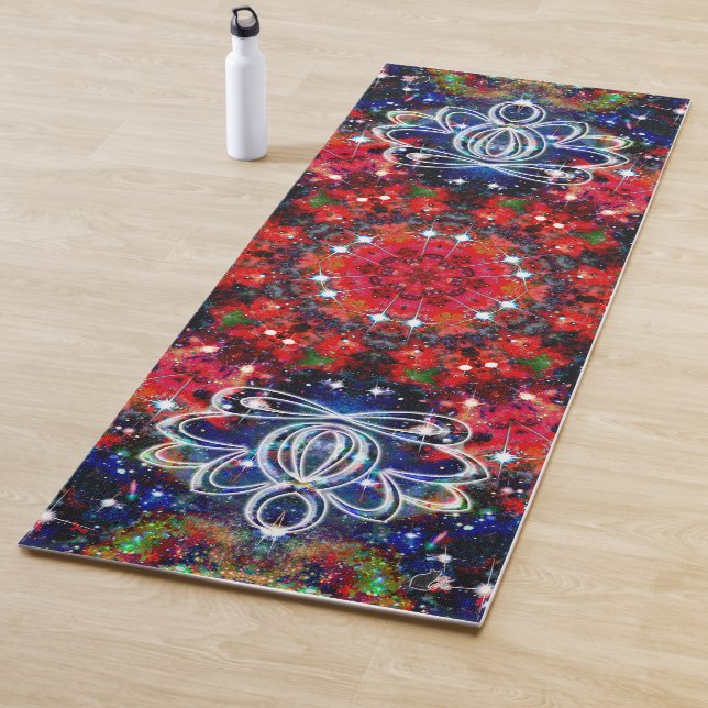 Scintillation Zen Lotus Star Kaleid Yoga Mat (In Situ)