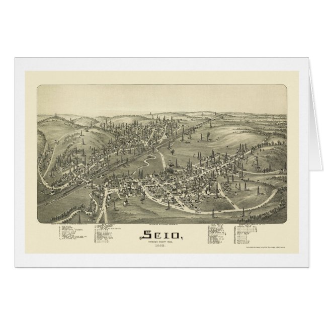 Scio, OH Panoramic Map - 1899a (Front Horizontal)