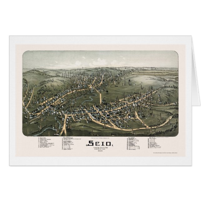 Scio, OH Panoramic Map - 1899b (Front Horizontal)