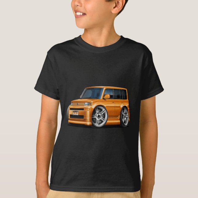 Scion XB Orange Car T-Shirt (Front)