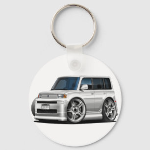 Scion XB White Car Key Ring