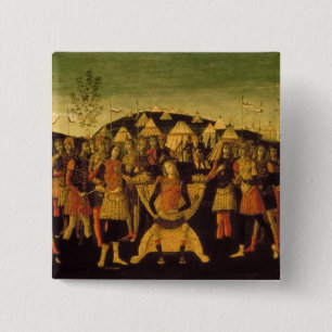 Scipio Africanus , Roman general 15 Cm Square Badge