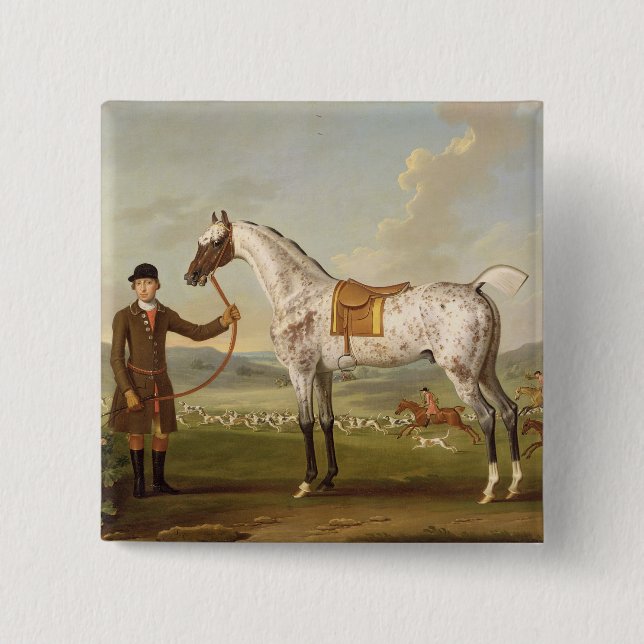 Scipio, Colonel Roche's Spotted Hunter, c.1750 (oi 15 Cm Square Badge (Front)