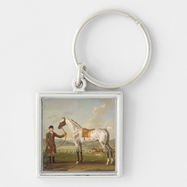Scipio, Colonel Roche's Spotted Hunter, c.1750 (oi Key Ring (Front)